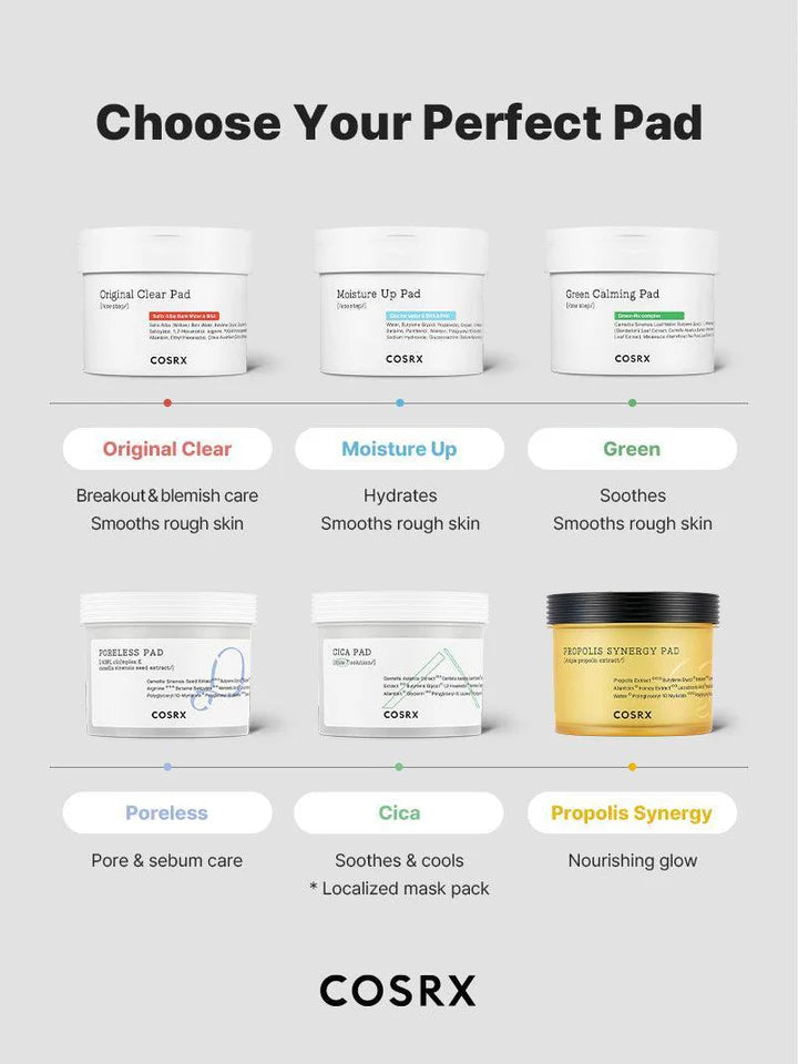 코스알엑스 오리지널 클리어 패드 (70매)
