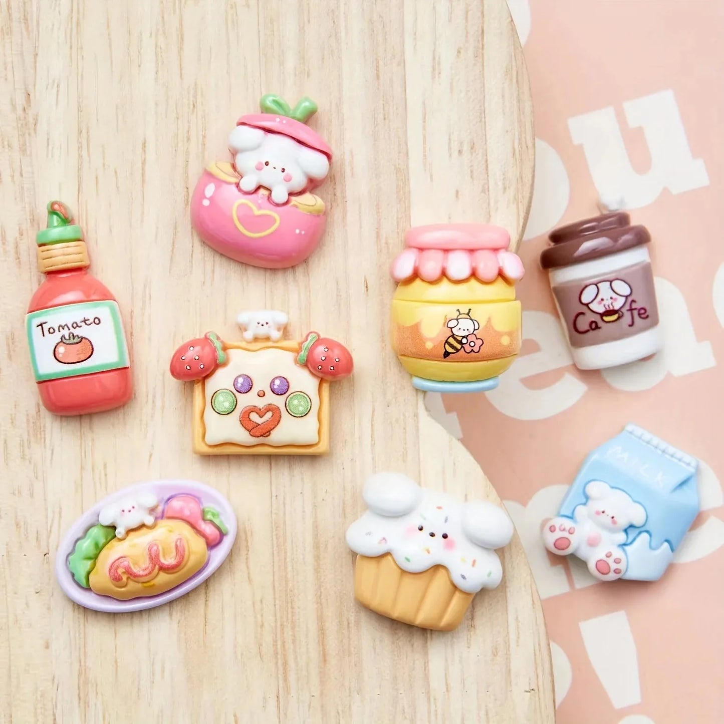 Kawaii Mini Food Refrigerator Magnets