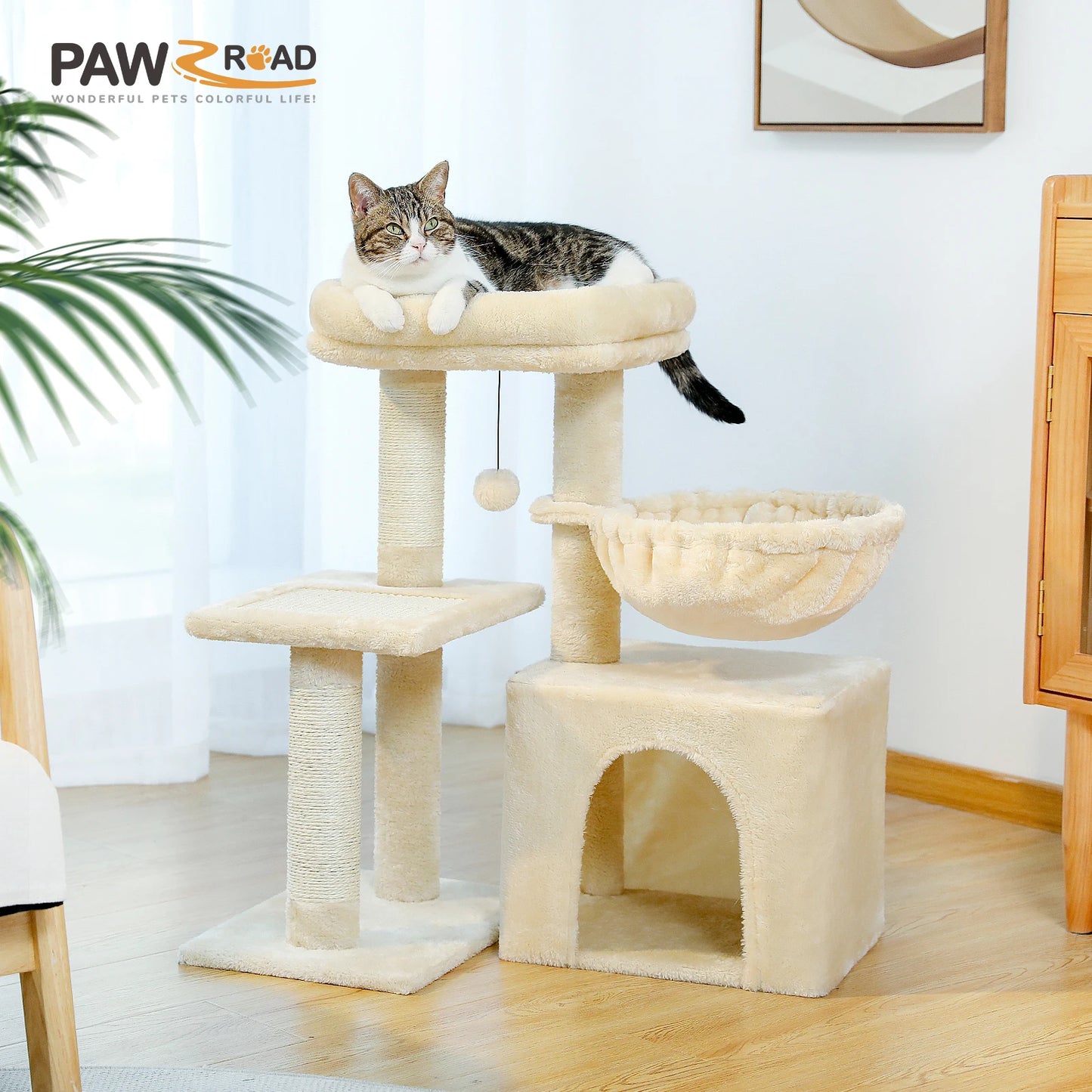 Multi-Level Cat Tree Tower