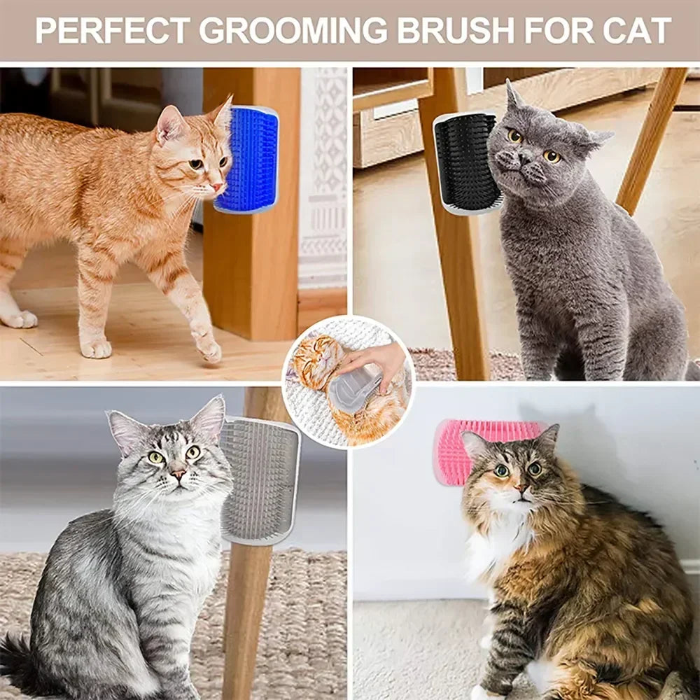 Cat Corner Brush Massager